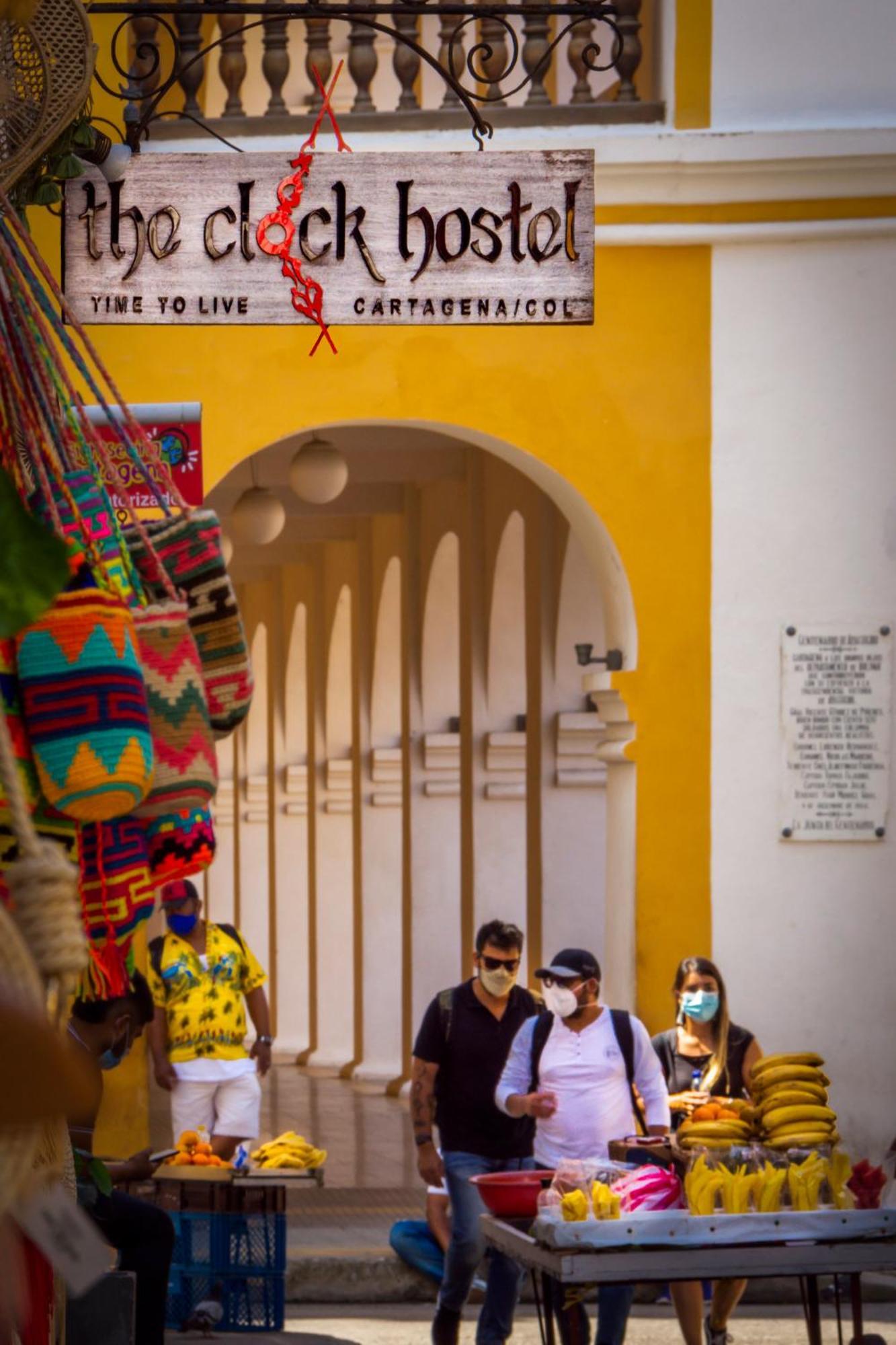 The Clock Hostel & Suites Cartagena Exterior foto